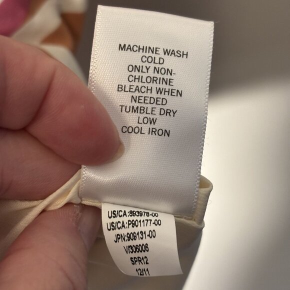 Banana Republic Womens Sleeveless Multicolor Swirl Print Dress Size 6 - Picture 9 of 11